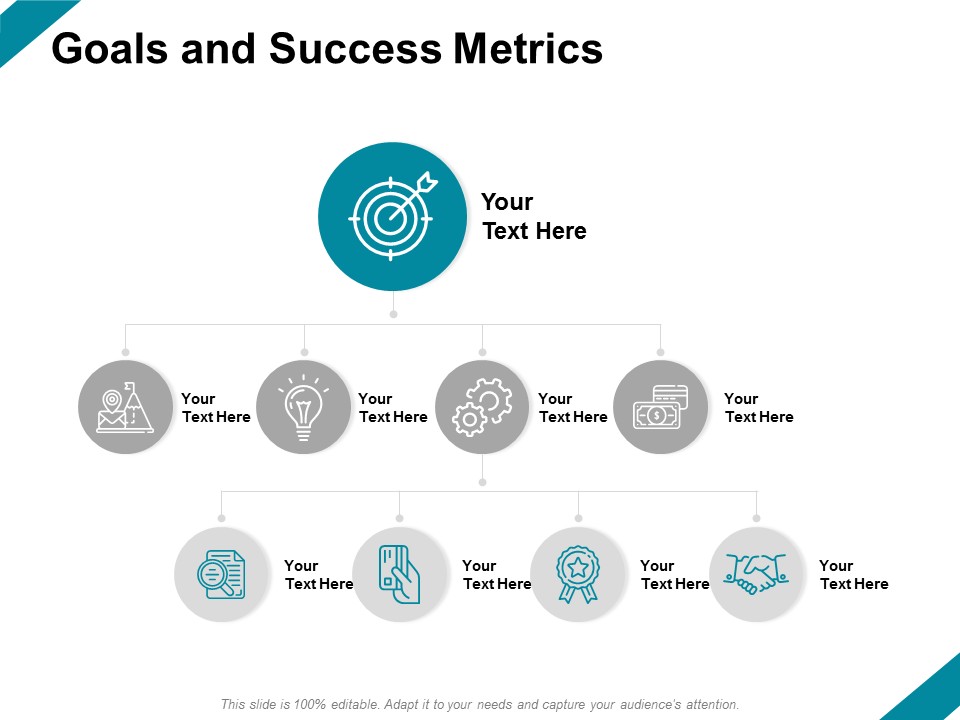 Goals And Success Metrics Ppt PowerPoint Presentation Gallery File Formats