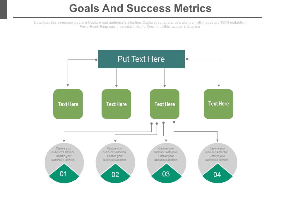 Goals And Success Metrics Ppt Slides