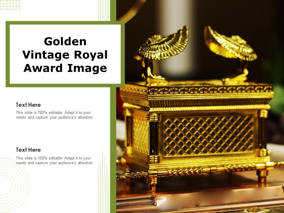 Golden Vintage Royal Award Image Ppt PowerPoint Presentation File Diagrams PDF