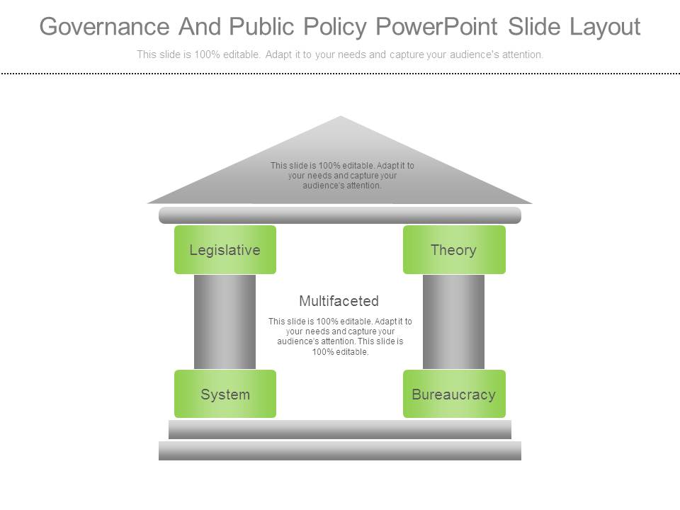 Governance And Public Policy Powerpoint Slide Layout