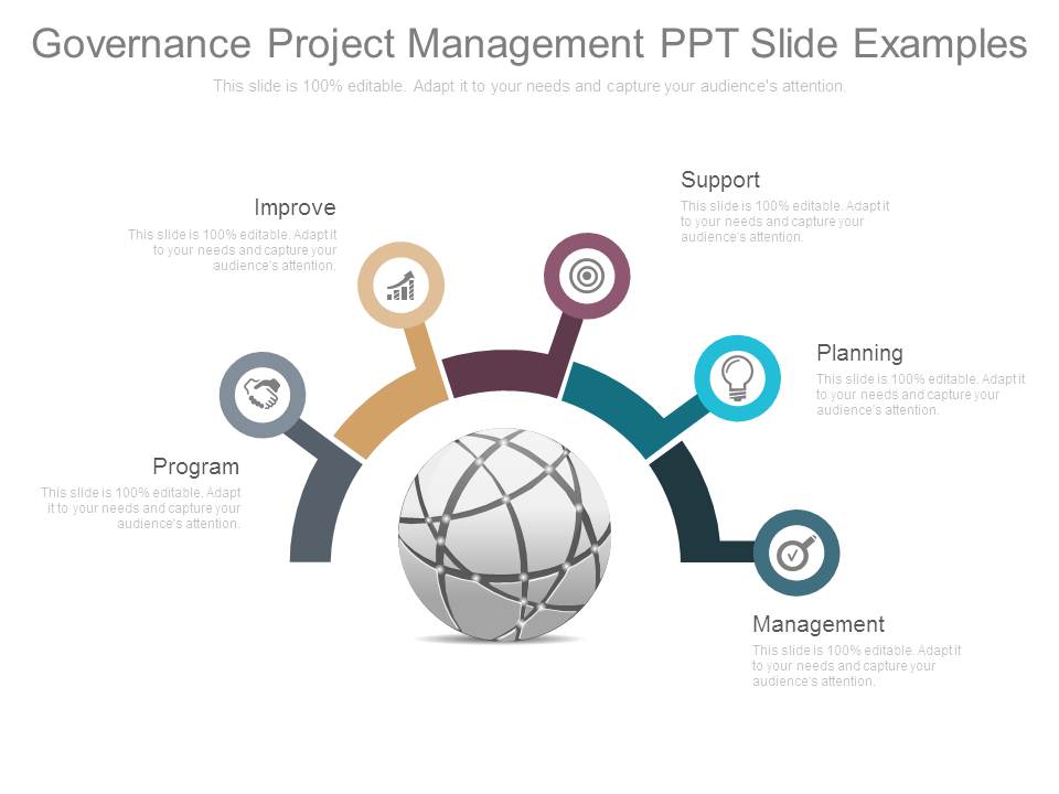 Governance Project Management Ppt Slide Examples