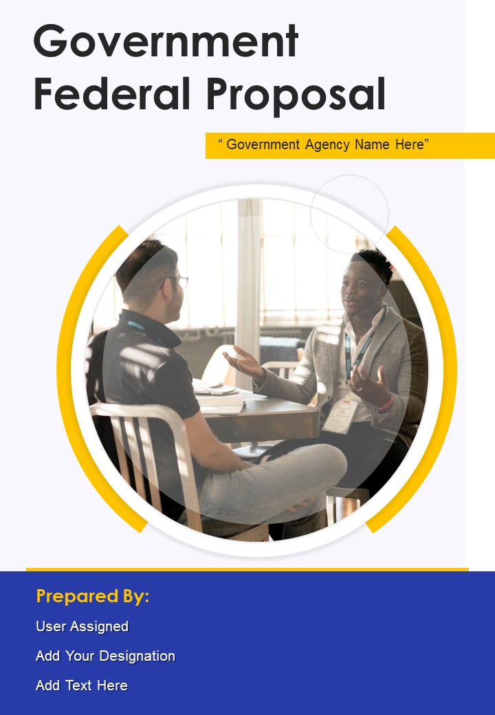 Government Federal Proposal Example Document Report Doc Pdf Ppt