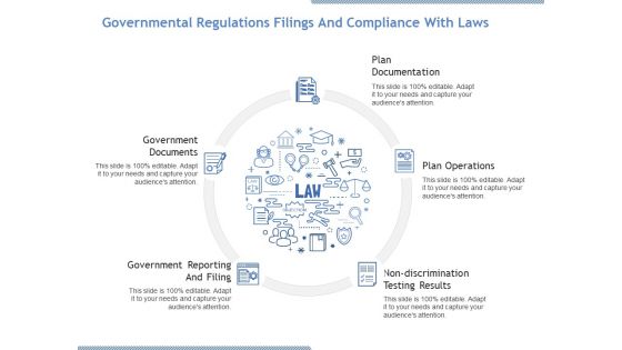 Governmental Regulations Filings And Compliance With Laws Ppt PowerPoint Presentation Infographic Template Visuals