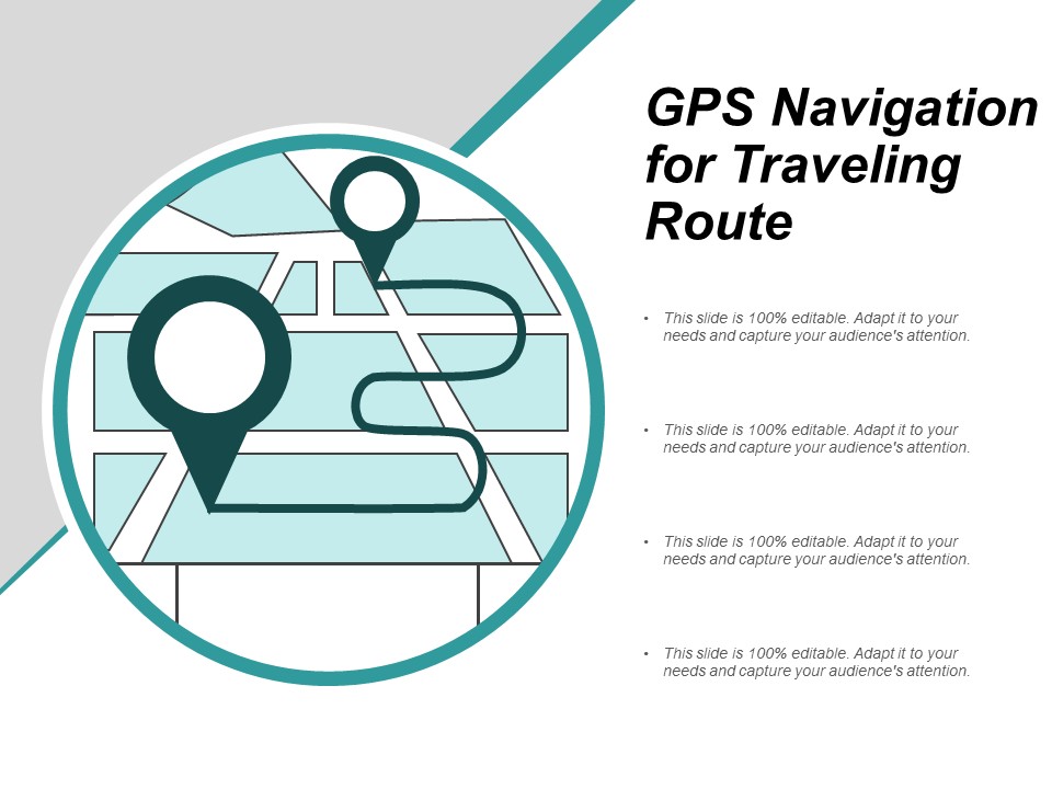 Gps Navigation For Traveling Route Ppt PowerPoint Presentation Layouts Graphics Design