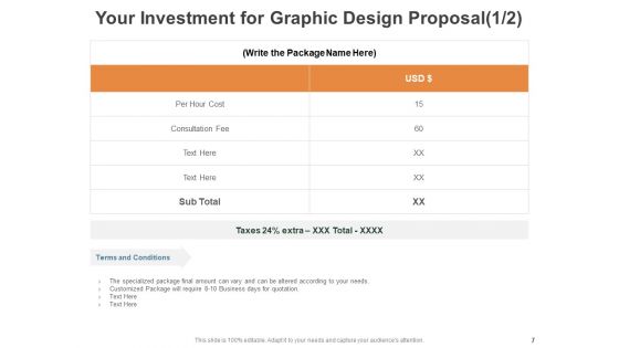 Graphic Design Proposal Ppt PowerPoint Presentation Complete Deck With Slides