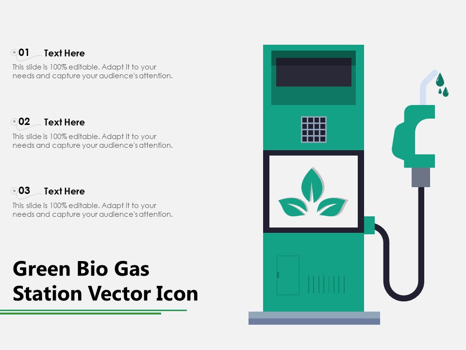 Green Bio Gas Station Vector Icon Ppt PowerPoint Presentation File Maker PDF