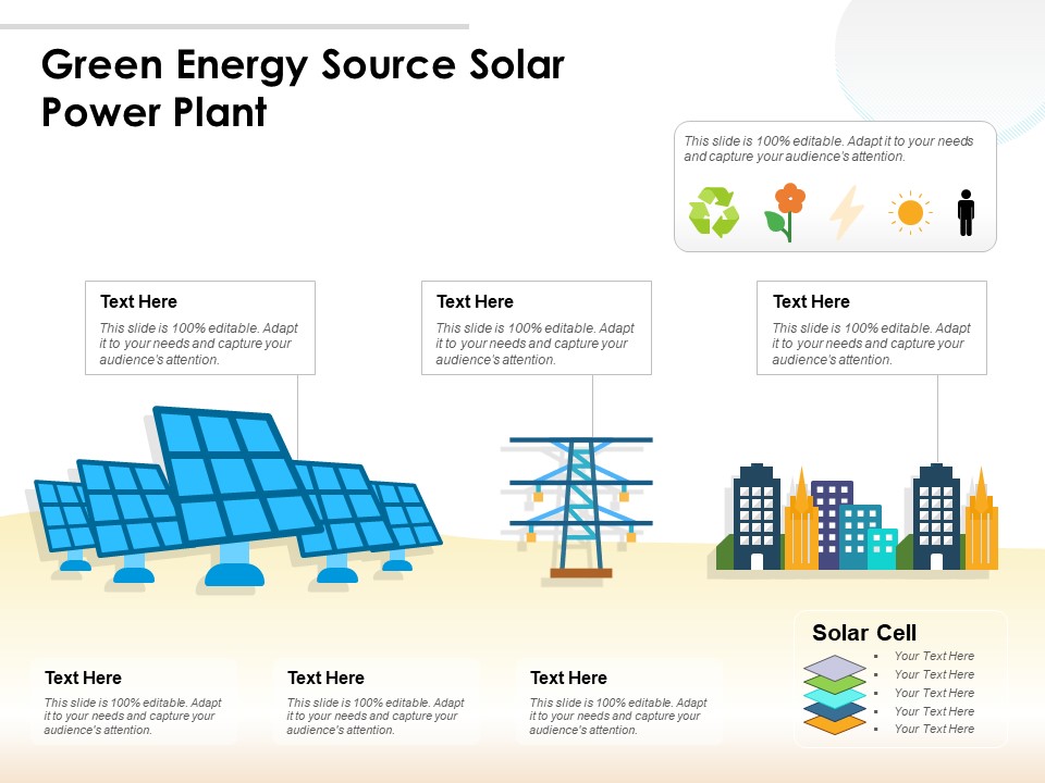 Green Energy Source Solar Power Plant Ppt PowerPoint Presentation Icon Files PDF