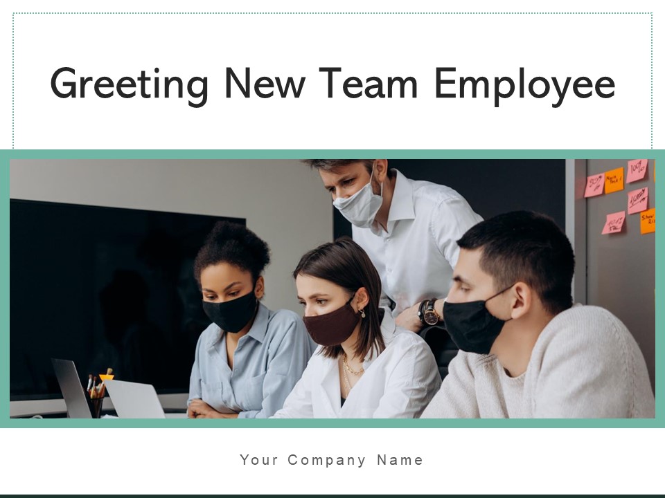 Greeting New Team Employee Organization Induction Ppt PowerPoint Presentation Complete Deck