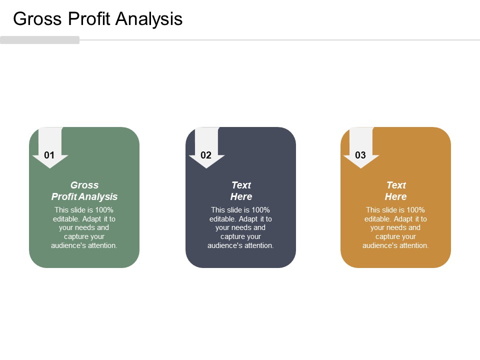 Gross Profit Analysis Ppt PowerPoint Presentation File Pictures Cpb
