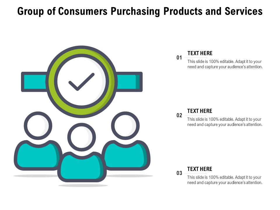 Group Of Consumers Purchasing Products And Services Ppt PowerPoint Presentation File Demonstration PDF