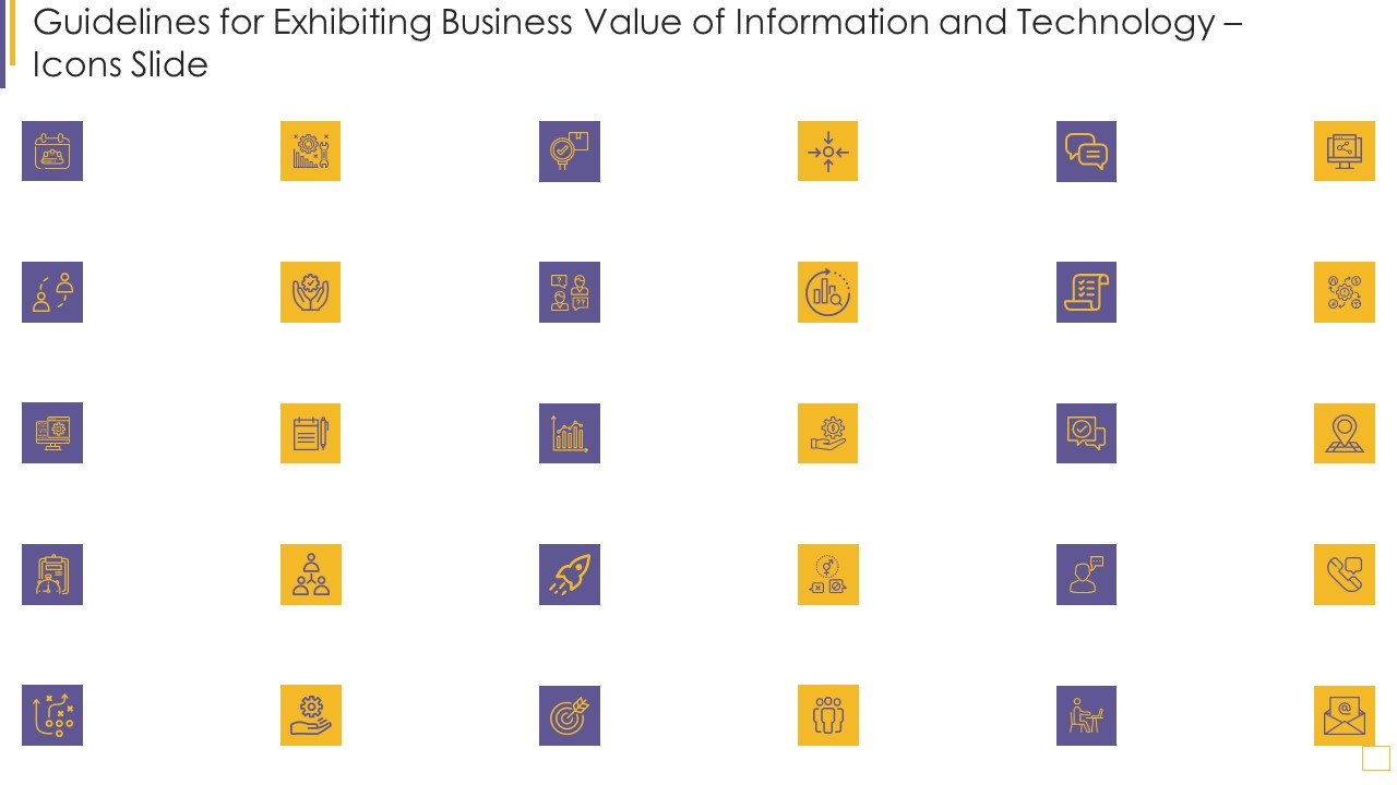 Guidelines For Exhibiting Business Value Of Information And Technology Icons Slide Structure PDF