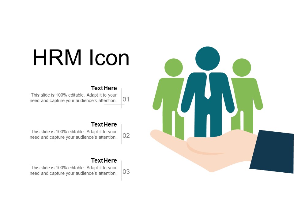 HRM Icon Ppt PowerPoint Presentation Visual Aids Slides PDF