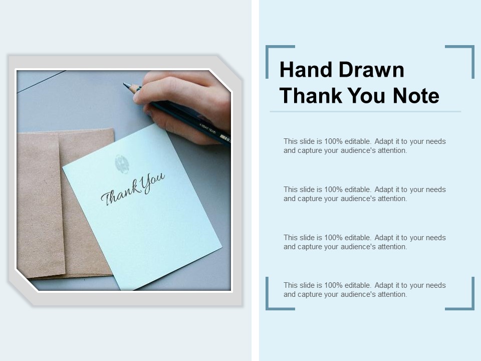 Hand Drawn Thank You Note Ppt Powerpoint Presentation Model Graphic Tips