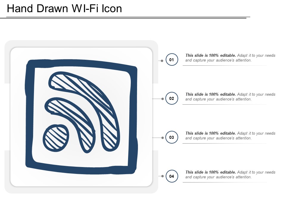 Hand Drawn Wi Fi Icon Ppt PowerPoint Presentation Infographics Ideas