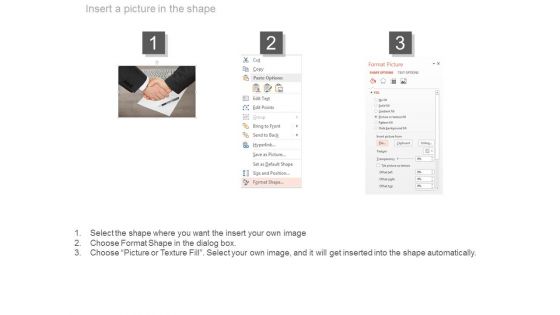 Handshake Thank You Slide With Social Media Links Powerpoint Slides