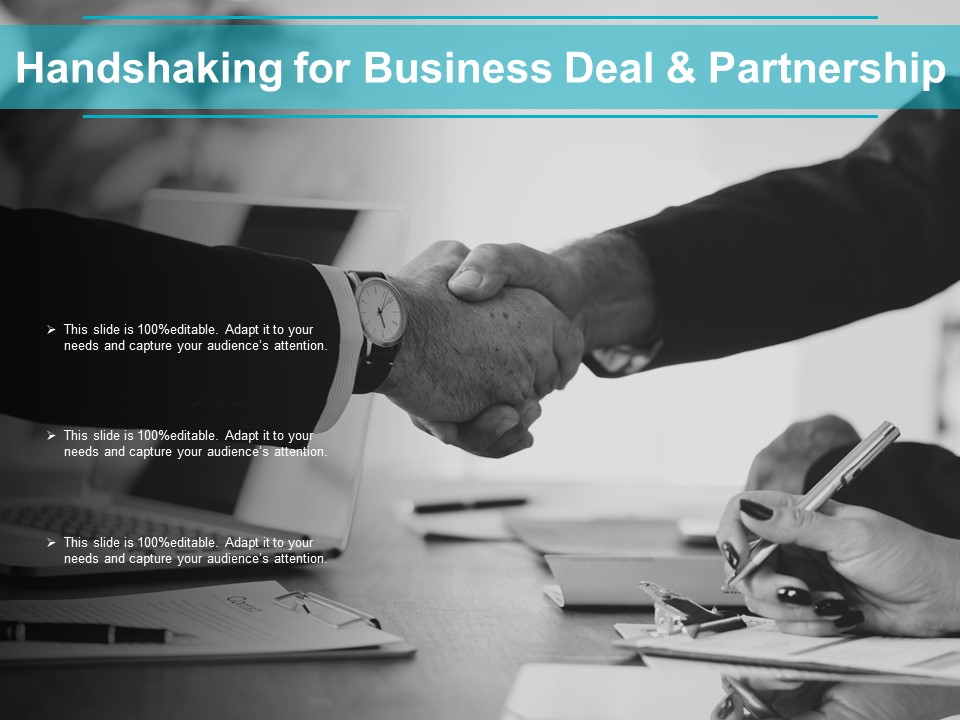 Handshaking For Business Deal And Partnership Ppt PowerPoint Presentation Ideas Diagrams