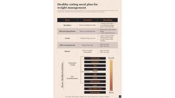 Health And Wellness Playbook Template