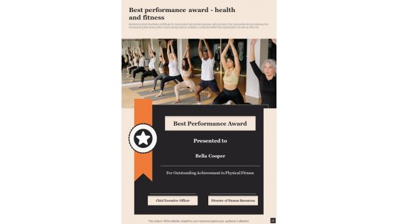 Health And Wellness Playbook Template