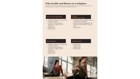 Health And Wellness Playbook Template