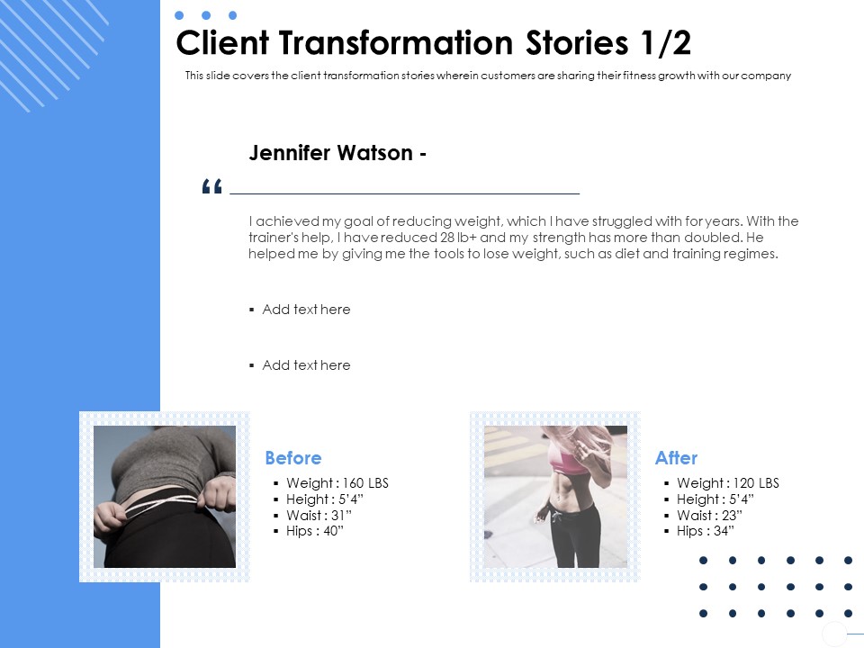 Health Client Transformation Stories Teamwork Ppt Model Clipart PDF