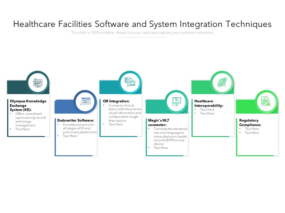 Healthcare Facilities Software And System Integration Techniques Ppt PowerPoint Presentation Gallery Tips PDF