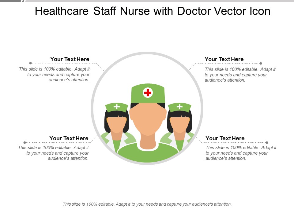 Healthcare Staff Nurse With Doctor Vector Icon Ppt PowerPoint Presentation Icon Layout PDF