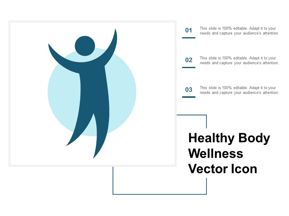 Healthy Body Wellness Vector Icon Ppt Powerpoint Presentation Show File Formats