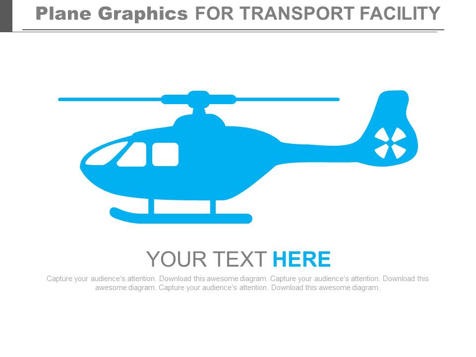 Helicopter Diagram For Business Vision PowerPoint Slides