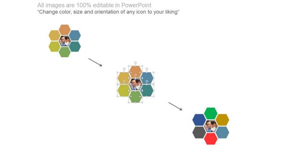 Hexagonal Business Vision Infographic Chart Powerpoint Slides