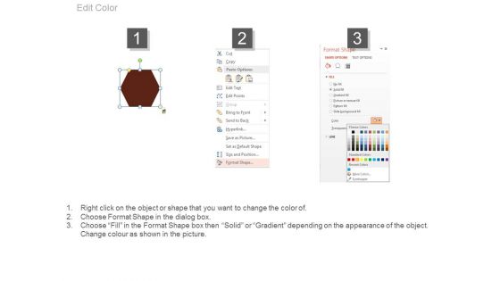 Hexagons Infographics With Team Leader Powerpoint Slides