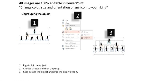 Hierarchy Structure For Reporting Powerpoint Templates