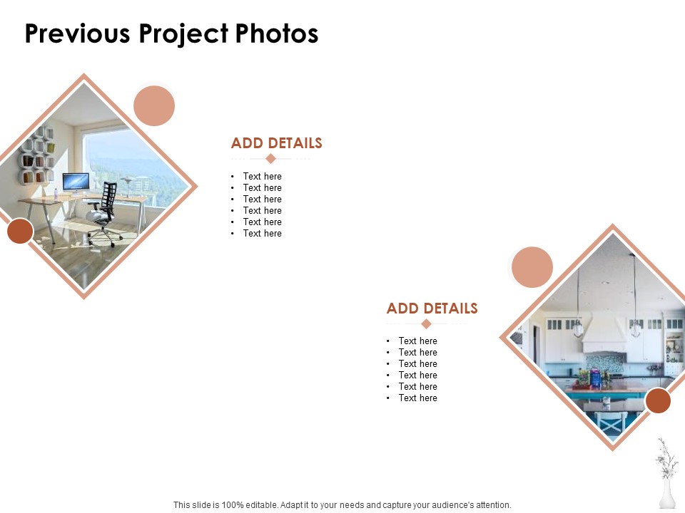 Home Decor Services Appointment Proposal Previous Project Photos Ppt File Pictures PDF