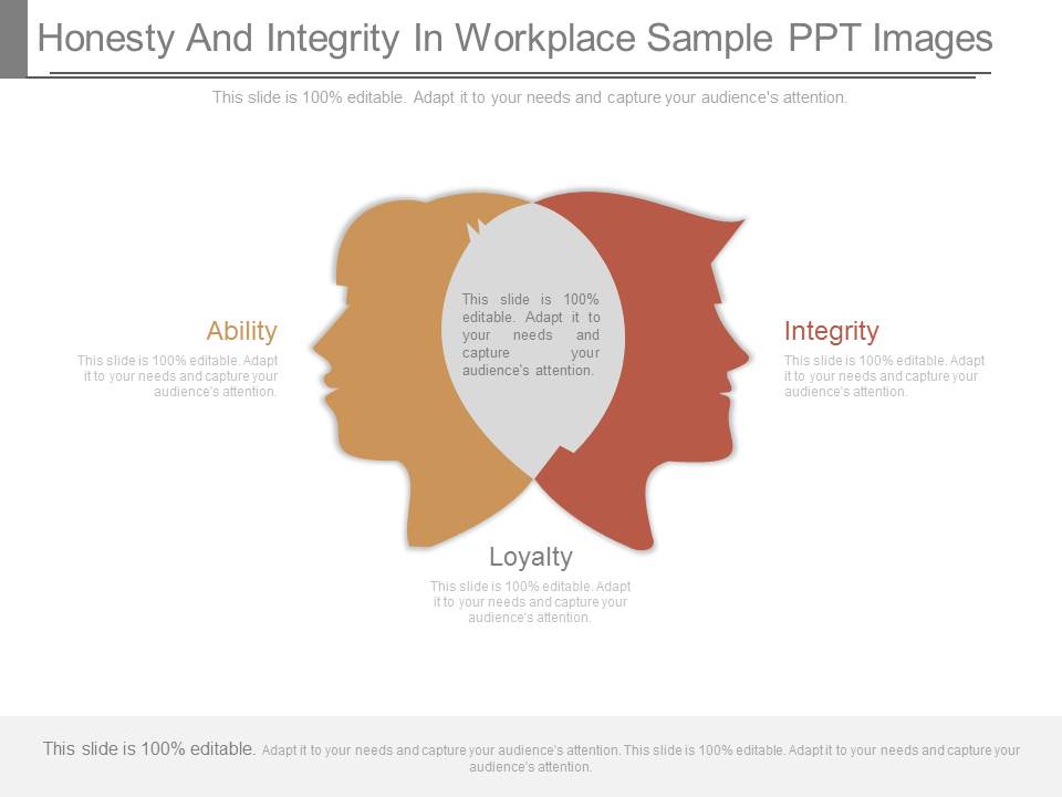 Honesty And Integrity In Workplace Sample Ppt Images