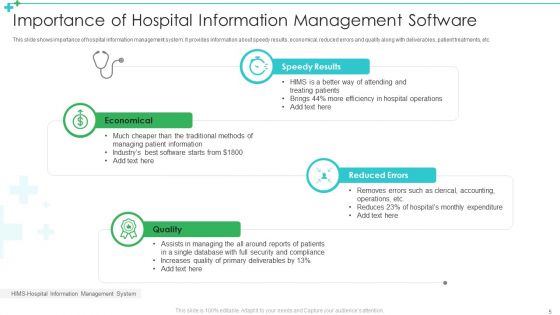 Hospital Management Software Ppt PowerPoint Presentation Complete Deck With Slides