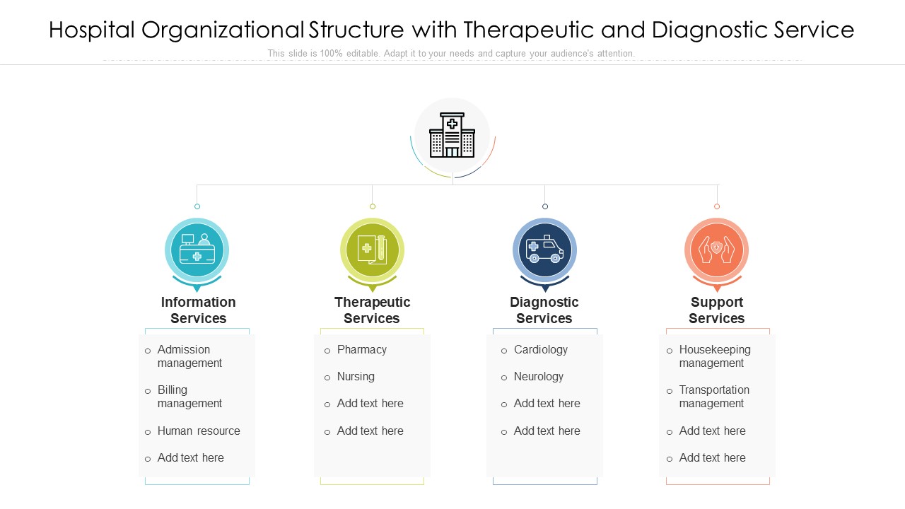 hospital organizational structure with therapeutic and diagnostic service topics pdf