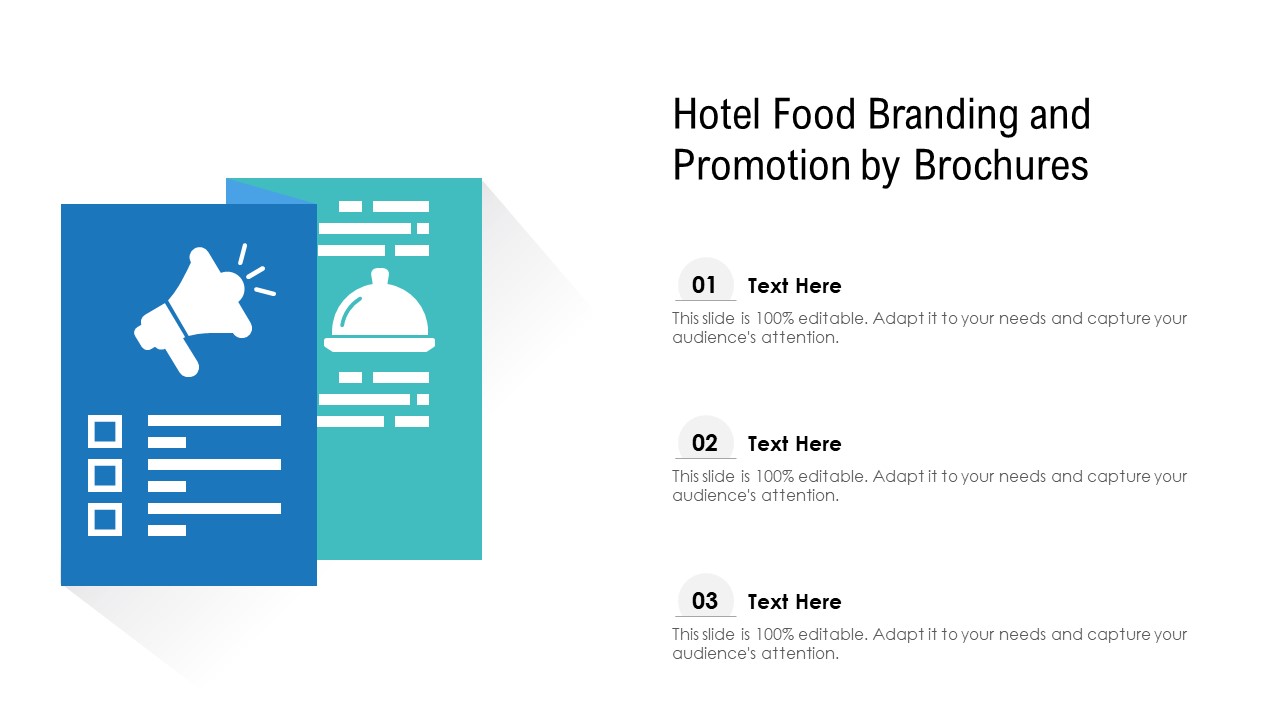 Hotel Food Branding And Promotion By Brochures Ppt Icon Information PDF