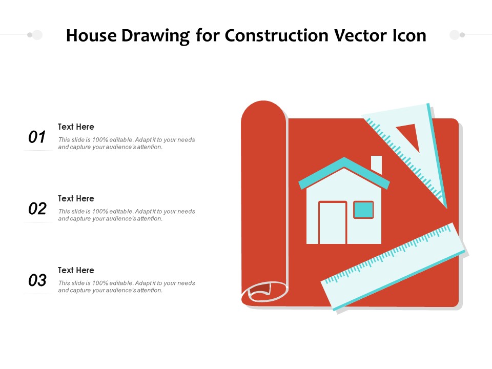 House Drawing For Construction Vector Icon Ppt PowerPoint Presentation Model Influencers PDF
