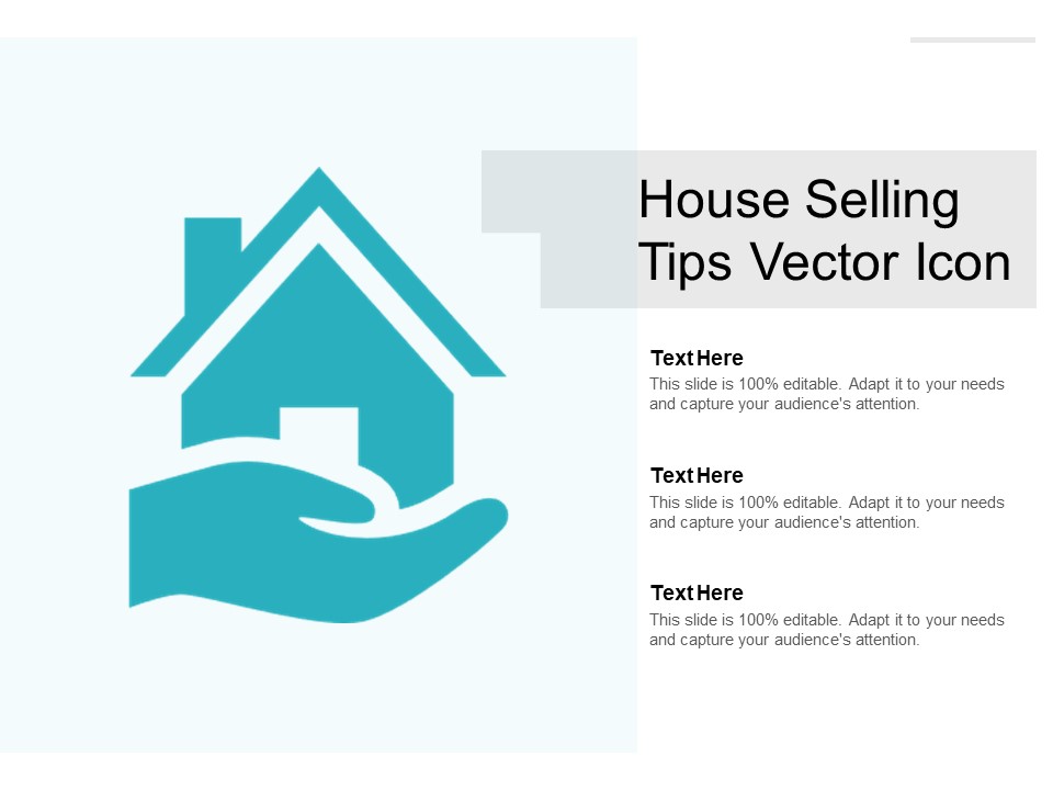 House Selling Tips Vector Icon Ppt PowerPoint Presentation Styles Slideshow