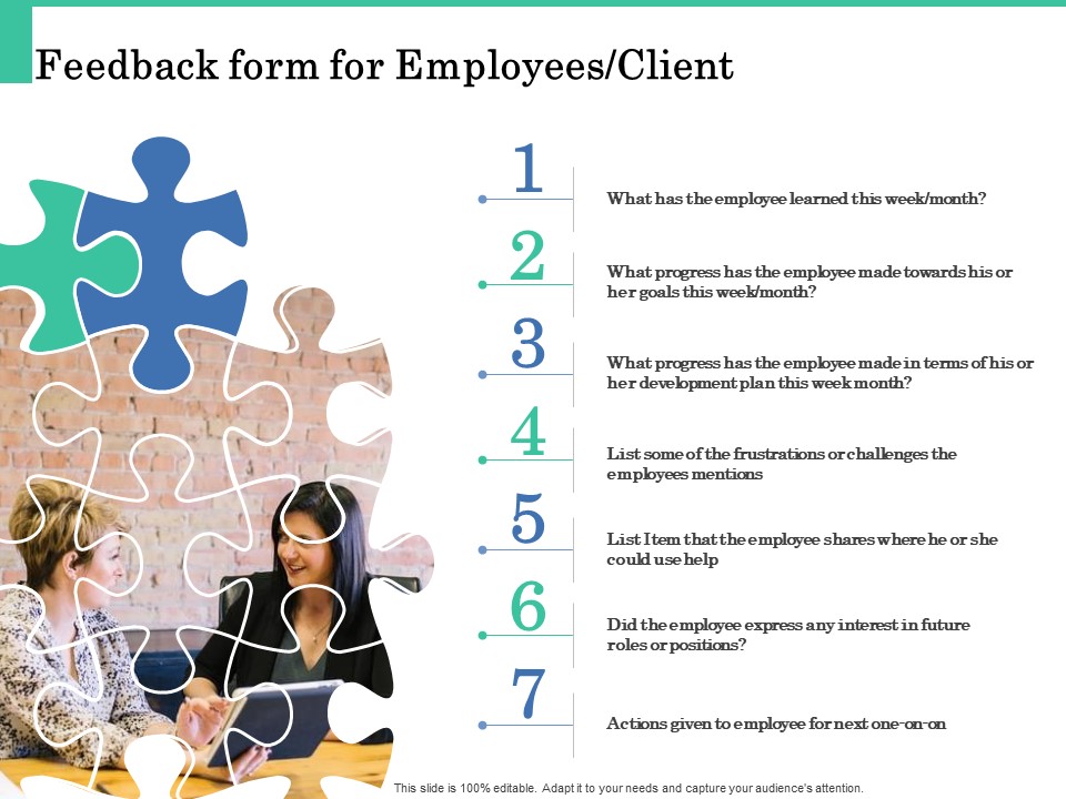 How A Corporate Life Coach Can Help Develop Your Company Feedback Form For Employees Client Brochure PDF