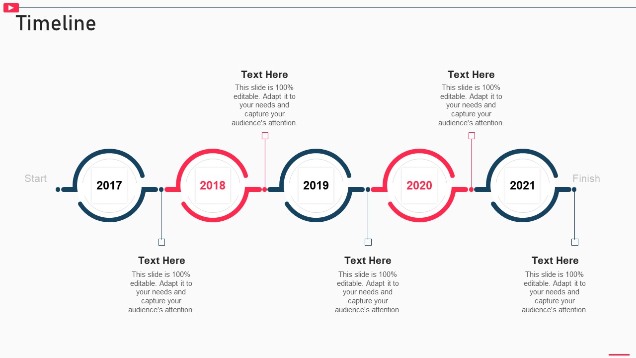 How To Promote Business Using Youtube Marketing Timeline Summary PDF