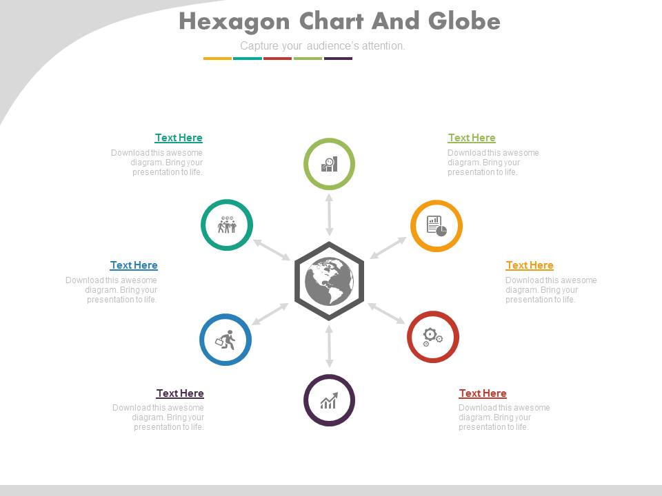 Hub And Spokes Chart For Global Business Planning Powerpoint Slides