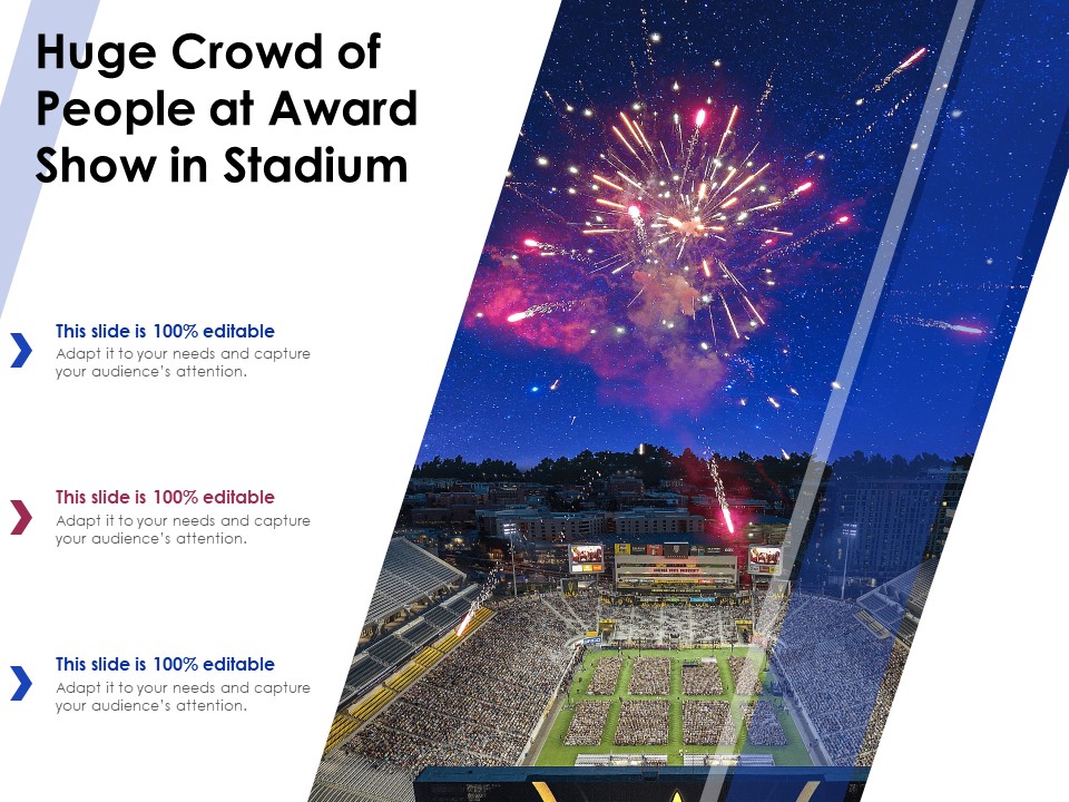 Huge Crowd Of People At Award Show In Stadium Ppt PowerPoint Presentation Gallery Topics PDF