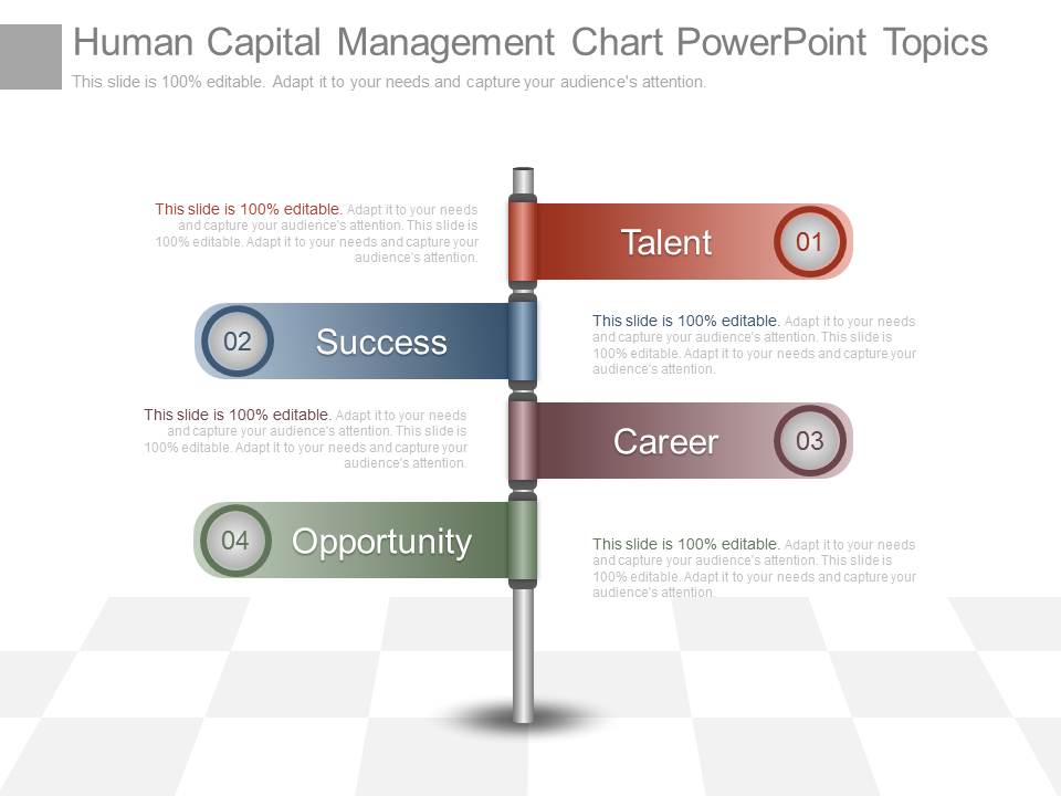 Human Capital Management Chart Powerpoint Topics