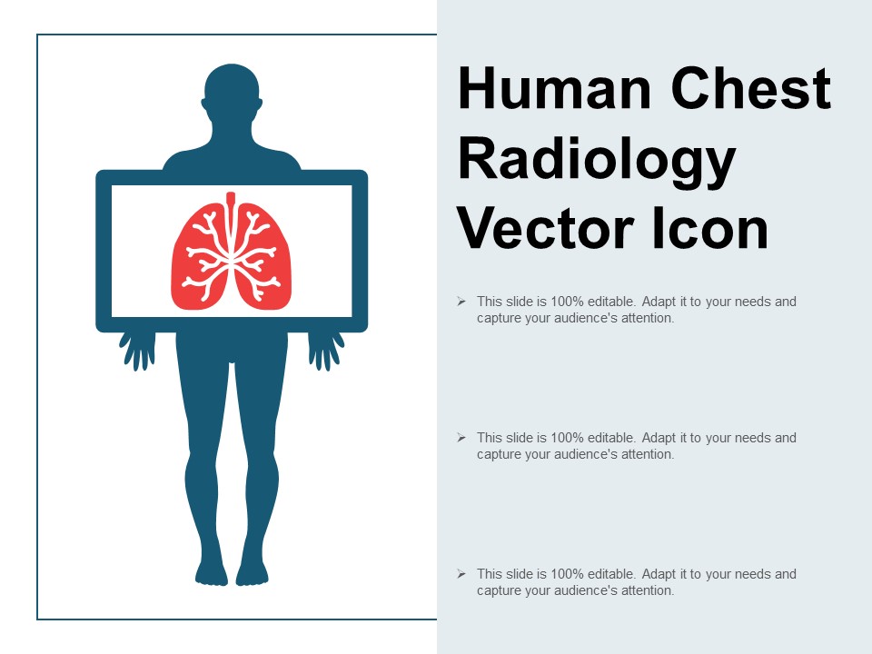 Human Chest Radiology Vector Icon Ppt PowerPoint Presentation Icon Pictures