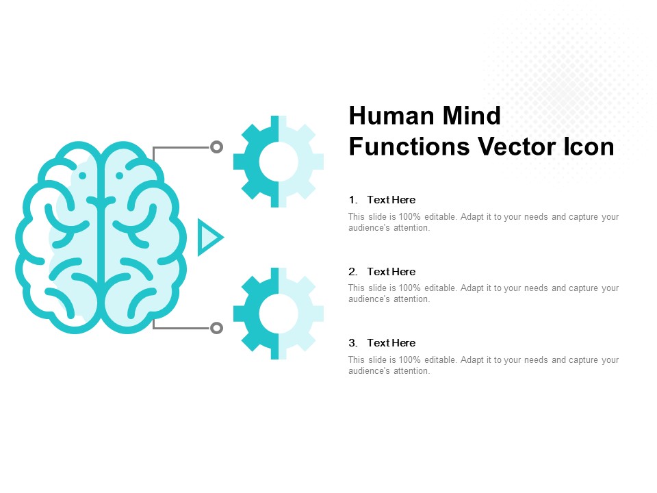 Human Mind Functions Vector Icon Ppt PowerPoint Presentation Layouts Smartart