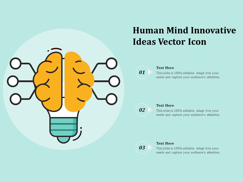 Human Mind Innovative Ideas Vector Icon Ppt PowerPoint Presentation Layouts Format Ideas PDF