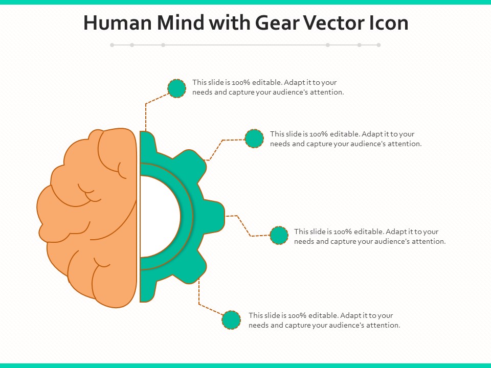 Human Mind With Gear Vector Icon Ppt PowerPoint Presentation Model Microsoft PDF