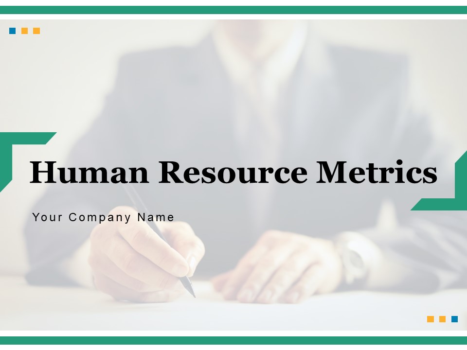 Human Resource Metrics Business Gear Ppt PowerPoint Presentation Complete Deck