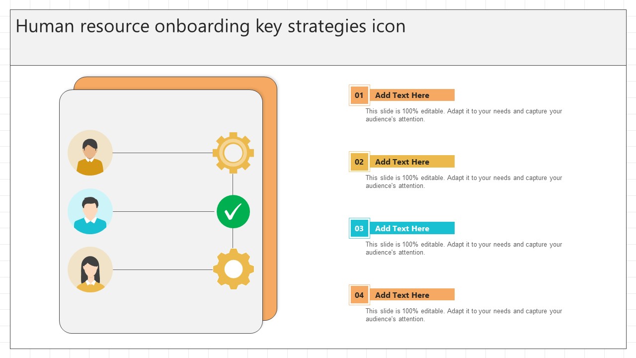 Human Resource Onboarding Key Strategies Icon Infographics PDF