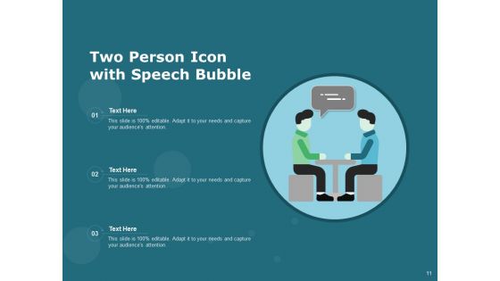 Human Symbol Circular Outline Magnifying Glass Mail Symbol Ppt PowerPoint Presentation Complete Deck